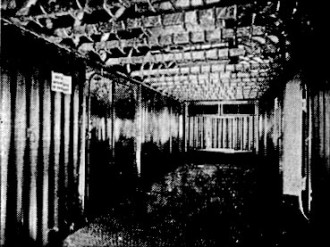 Interieur van de universele koelwagen van de DB.