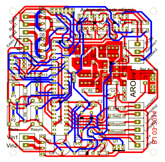 De print inclusief alle printsporen